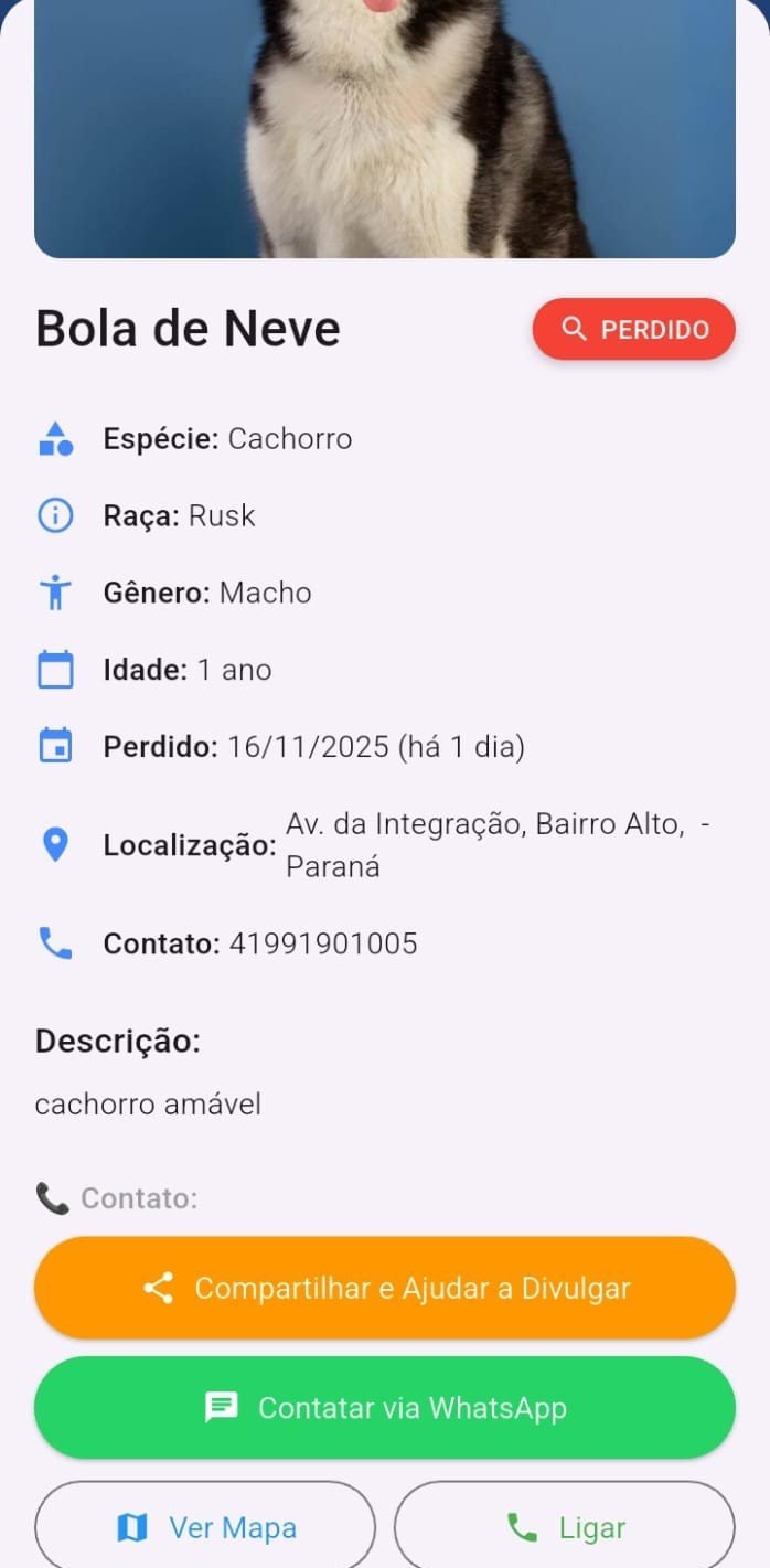 Detalhes do pet