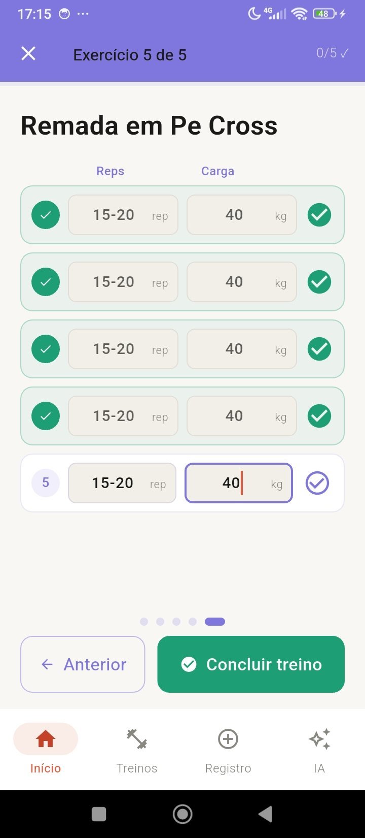 Treino guiado