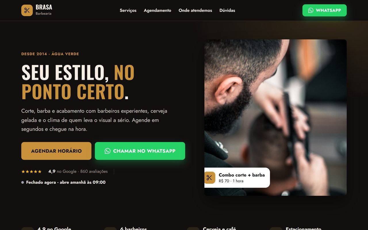 Modelo Barbearia